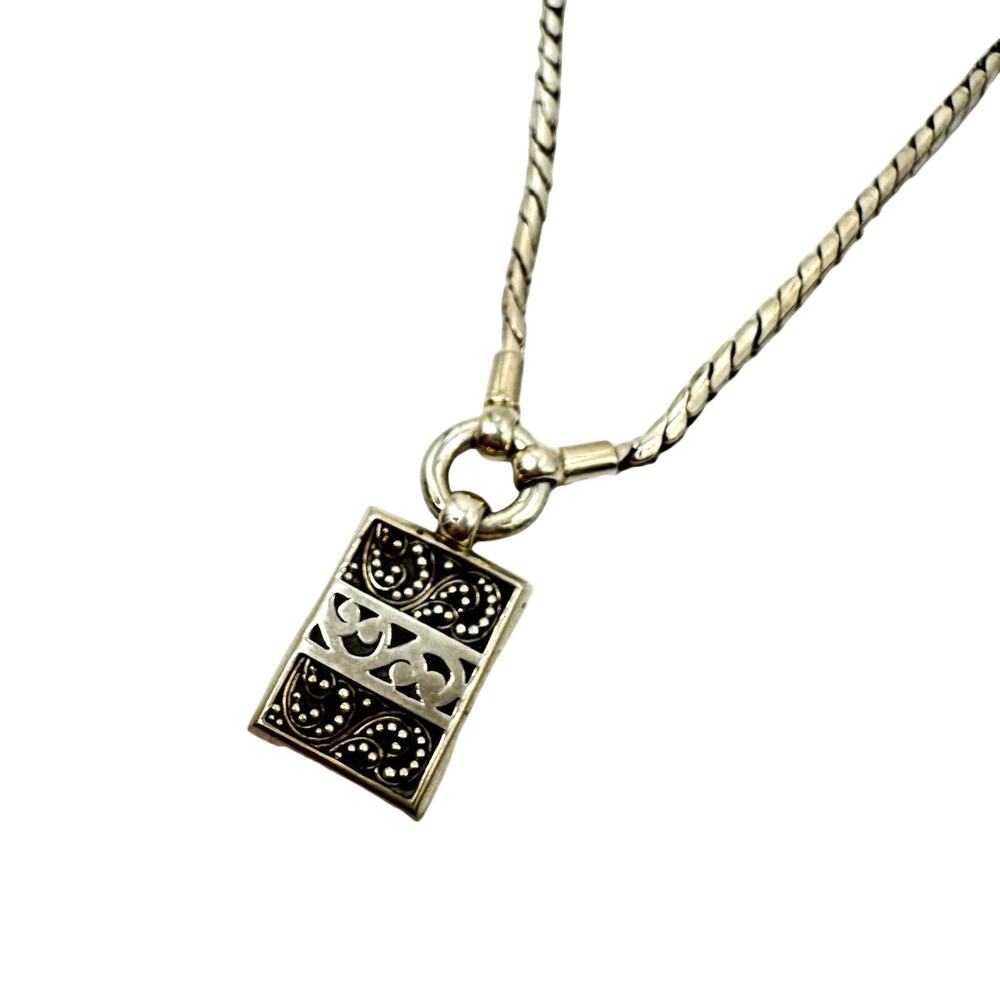 Lois Hill 925 Silver Pendant Necklace NWT MSRP $234 Signed Indonesia